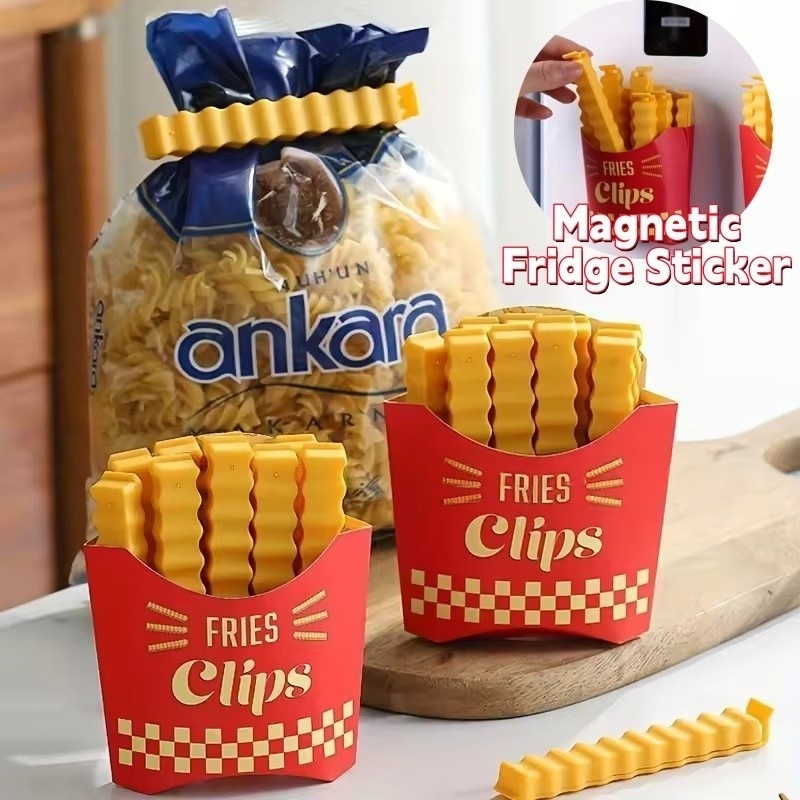 Food Snacks Gifts - 12개/세트 식품 방습 밀봉 클립, 자석