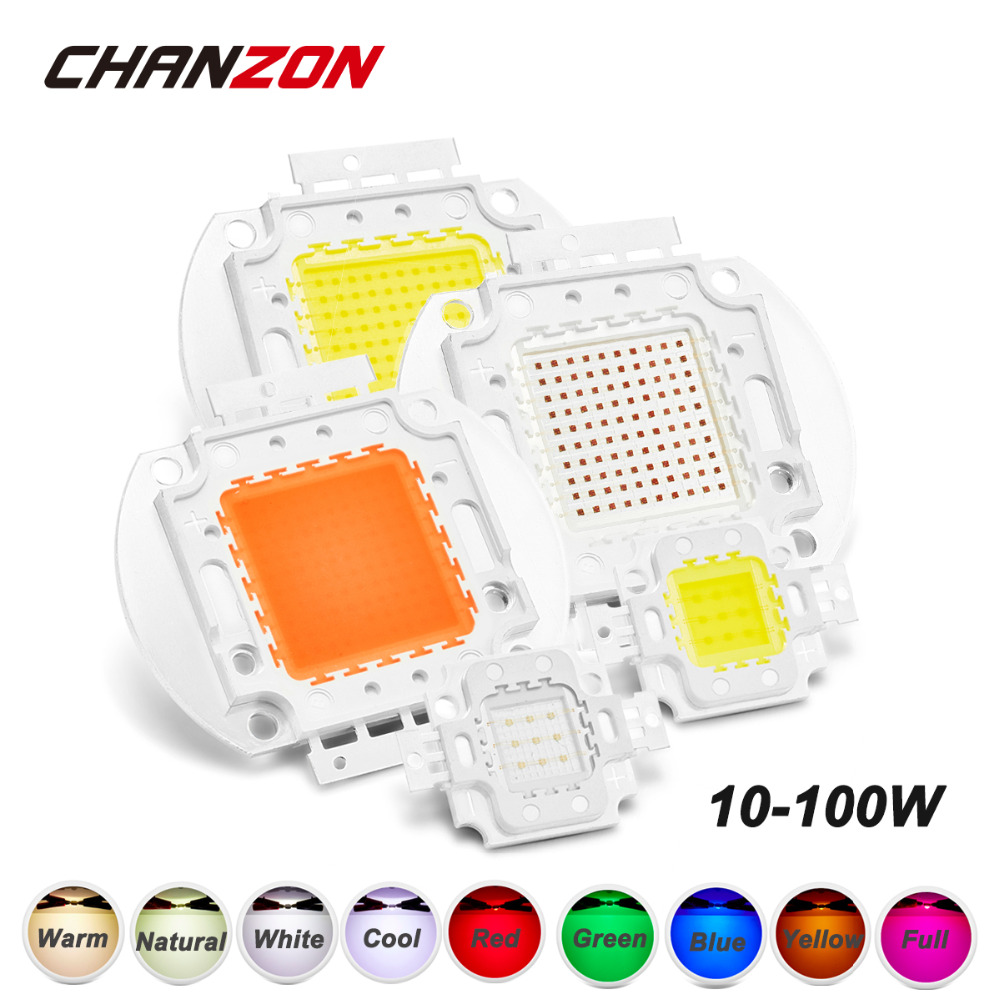 Yellow Food Snacks - CHANZON 1pc 고전력 LED 칩 10W