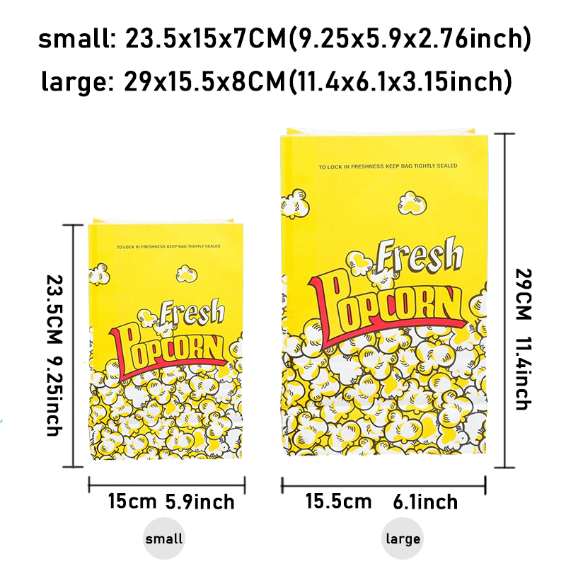 10/20/30/50/100PCS 노란 종이 가방 휴일 - Yellow Food Snacks 리뷰 및 가격