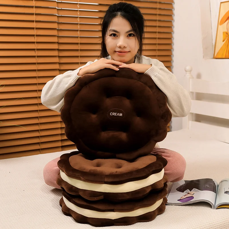 42cm 플러시 샌드위치 비스킷 베개, 귀여운 시뮬레이 - Food Snacks Gifts 리뷰 및 가격