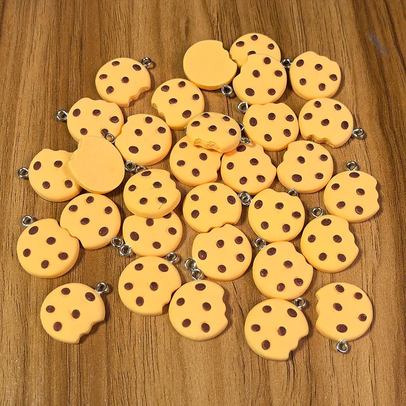 10개 귀여운 깨진 쿠키 비스킷 레진 참, 만화 간식  - Food Snacks To Make 리뷰 및 가격