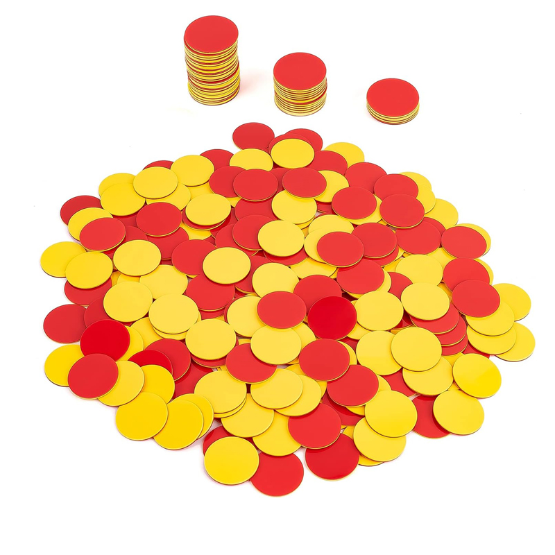 빨간색 노란색 카운터 두 가지 색상 계산 칩 25MM  - Yellow Food Snacks 리뷰 및 가격