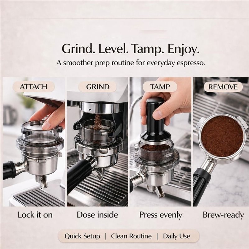 24시간 핫세일 트위스트-락 포타필터 깔때기 54mm  - Breville Espresso Barista Touch 리뷰 및 가격
