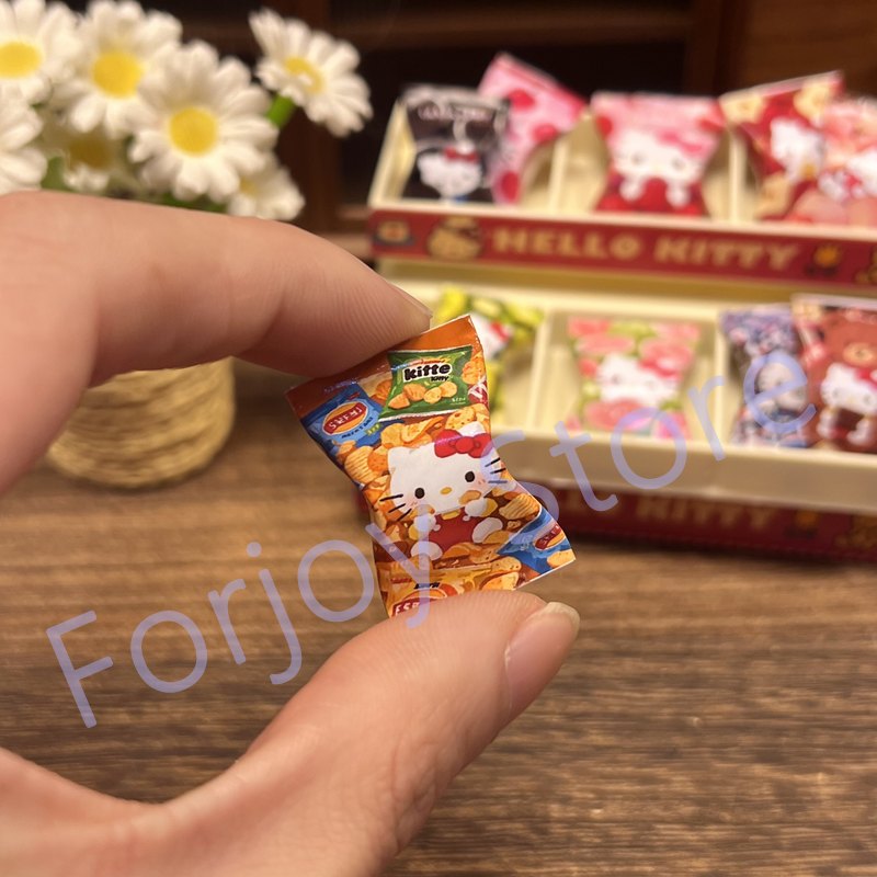 헬로 키티 미니어처 스낵 가방 수제 종이 모델 미니어처 - Food Snacks Gifts 리뷰 및 가격